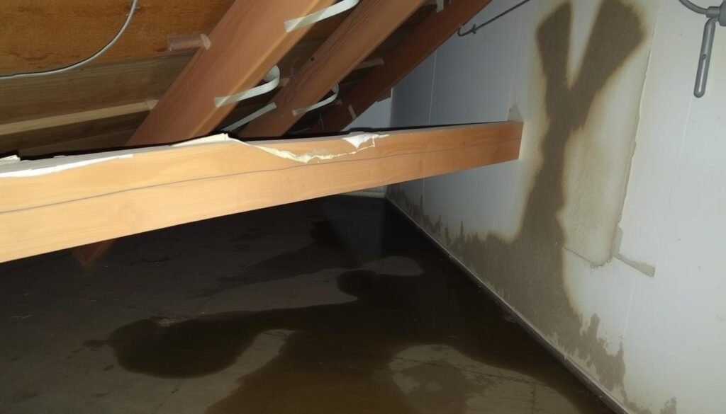 Winter moisture damage